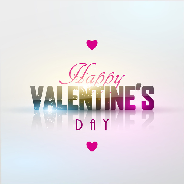 Bright Valentines day card - Vecteur, image