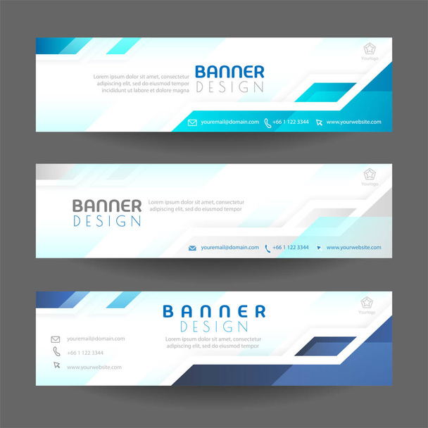 Modern banner design template illustration. Business advertising concept tag. 10 eps vector. - Vector, Image