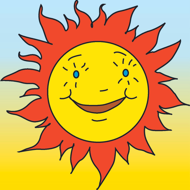 Sun is smiling - Photo, Image