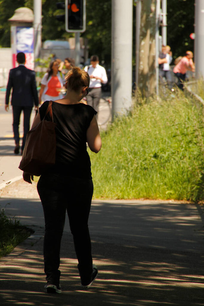 Procházka po ulici v Curychu - Fotografie, Obrázek