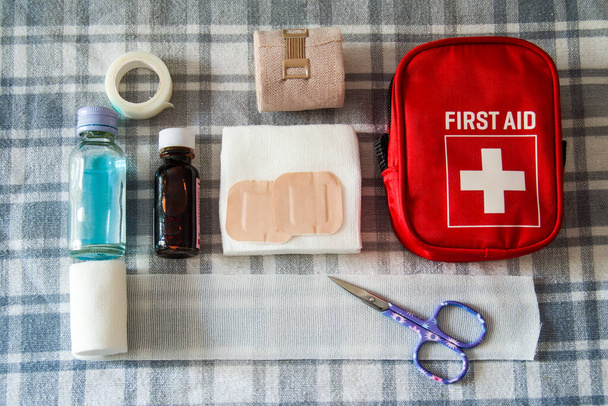 first aid kit bag - Photo, Image
