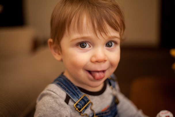 Baby put out tongue - Photo, Image