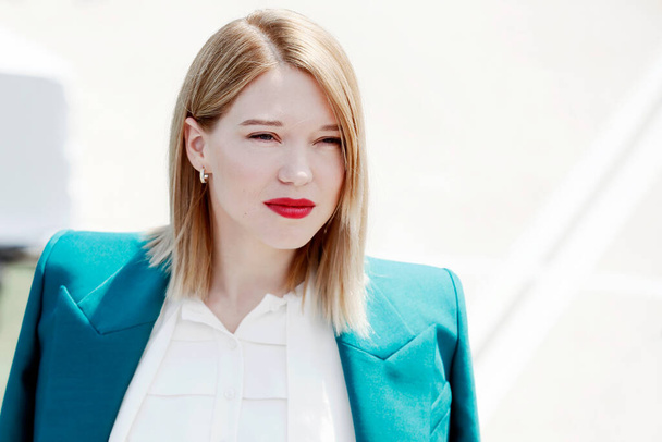 CANNES, FRANCE - MAY 08: Lea Seydoux attends the Jury photo-call during the 71st Cannes Film Festival on May 8, 2018 in Cannes, France. - Photo, Image