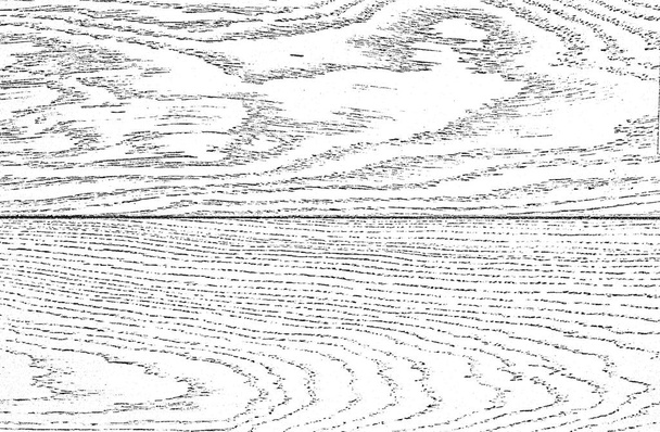 Distressed Overlay Holzplank Textur, Grunge-Hintergrund. abstrakte Halbtonvektorillustration - Vektor, Bild