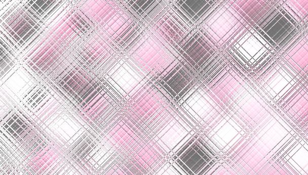Padrão fractal digital abstracto. Textura lisa embaçada rosa claro abstrato. Efeito de vidro. - Foto, Imagem