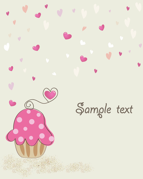 Cupcake. - Vector, Imagen