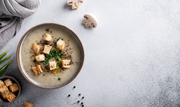 mushroom cream soup  - Foto, immagini