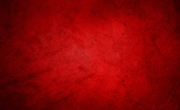 Red textured concrete wall background - Photo, Image