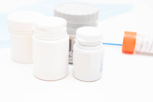 medical jars with pills - Фото, зображення