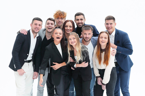 in full growth. a team of happy young business people. - Fotografie, Obrázek