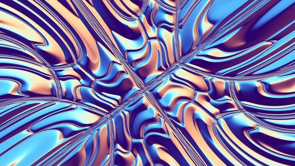 Abstract digital fractal pattern. Abstract futuristic image. - Photo, Image