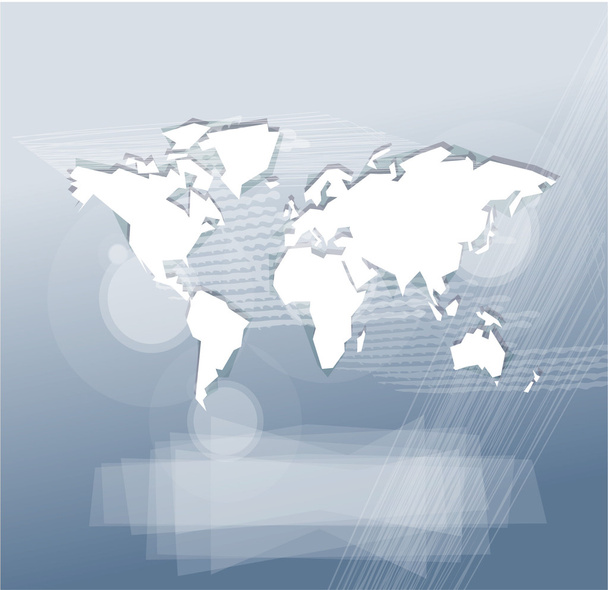 Carte du monde Contexte des affaires
 - Vecteur, image