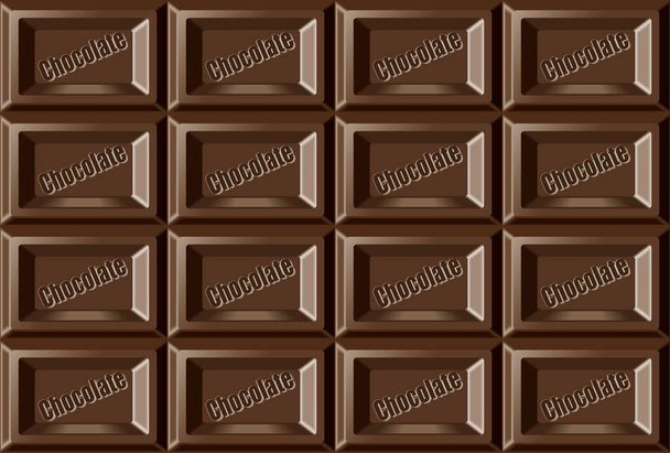 Illustration of white milk chocolate./ Seamless pattern. - Photo, Image