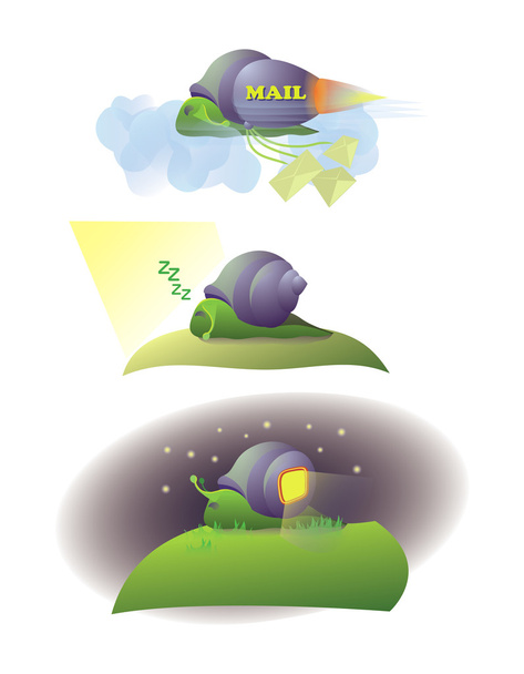 Snail`s - Vector, Image