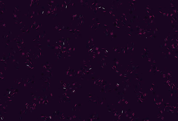 Világos rózsaszín vektor háttér stright csíkok, pontok. Csillogó absztrakt illusztráció színes botokkal. A vállalkozások weboldalainak mintája. - Vektor, kép