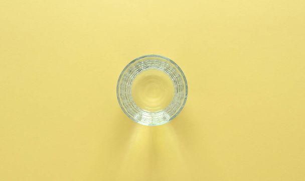 Glass of water, minimalism concept. - Φωτογραφία, εικόνα