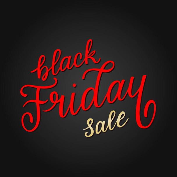 Black Friday Sale. Template for the design of banner, icons, announcements. Vector illustration. - Vector, Image