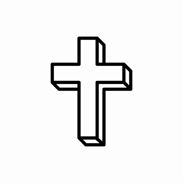 Набросок крестообразной иконки. Символ для веб и мобильных телефонов
 - Вектор,изображение