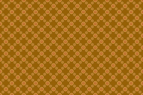 Yellow, orange and beige seamless pattern. Raster luxury motley pattern. - Photo, Image