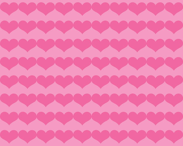 明るいピンクの背景の暗いピンク バレンタイン ハート - 写真・画像
