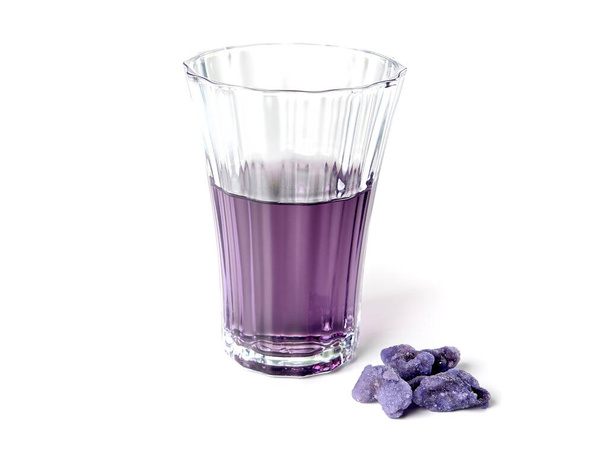 Creme de Violette, también conocido como licor de Violette
       - Foto, Imagen