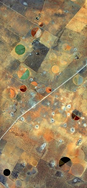 kindergarten, vertical abstract photography of the deserts of Africa from the air, aerial view of desert landscapes, Genre: Abstract Naturalism, from the abstract to the figurative,  - Photo, Image