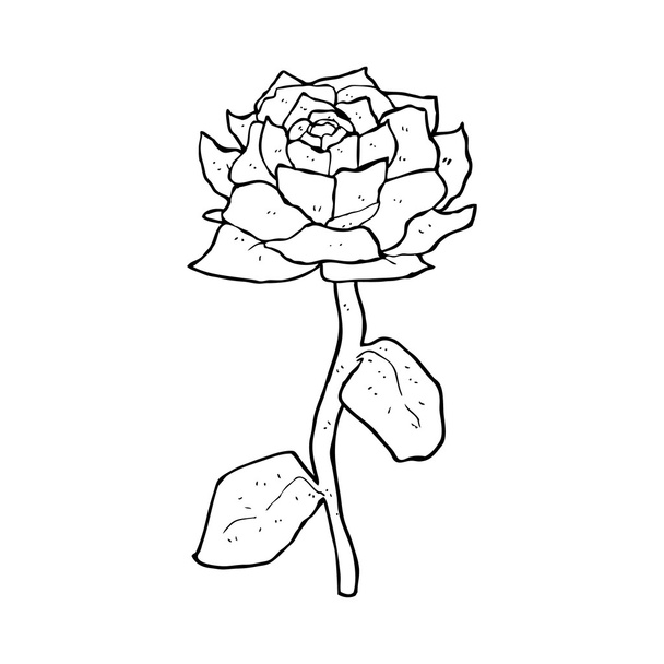 karikatura růže - Vektor, obrázek