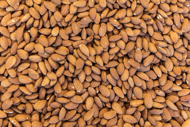 closeup view of almond background - 写真・画像