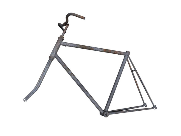 old rusty bike frame - Foto, imagen