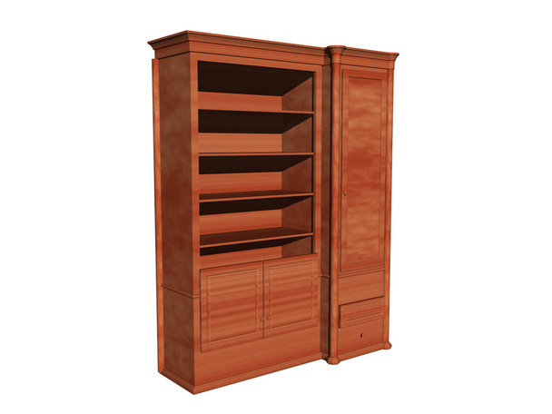 large wooden cupboard as a house bar - Foto, Imagem