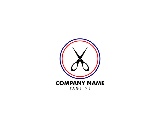 Berber dükkanı logo tasarım vektörü - Vektör, Görsel