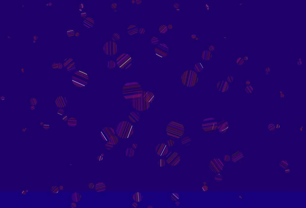 Ανοιχτό μπλε, κόκκινο διάνυσμα φόντο με φυσαλίδες. Glitter αφηρημένη εικόνα με θολή σταγόνες βροχής. Σχεδιασμός για την επιχείρησή σας διαφήμιση. - Διάνυσμα, εικόνα