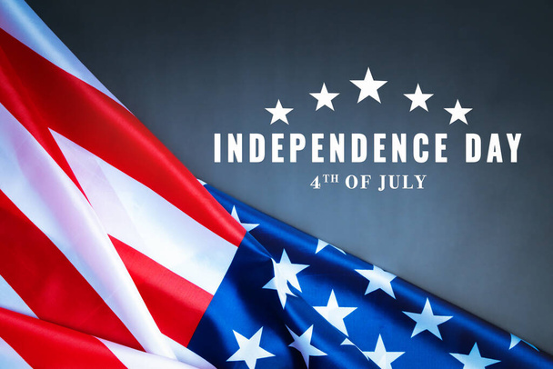 USA Independence day 4th of July concept, United States of America flag - Photo, Image