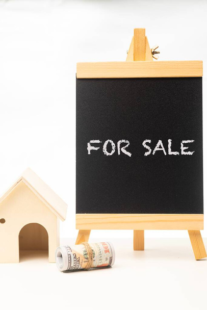 FOR SALE wordings on a chalkboard - Photo, Image