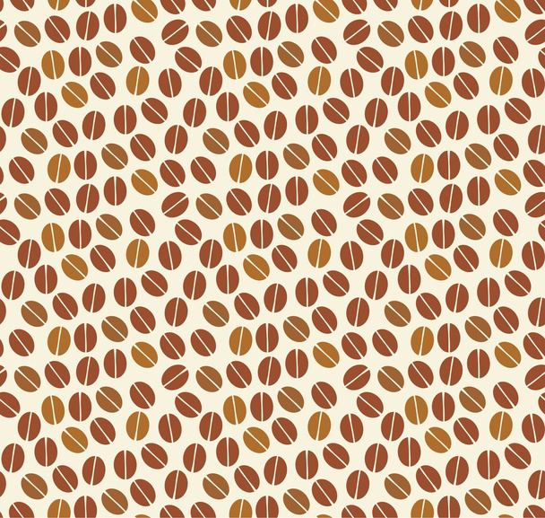 Coffee Beans Seamless pattern on light background - ベクター画像