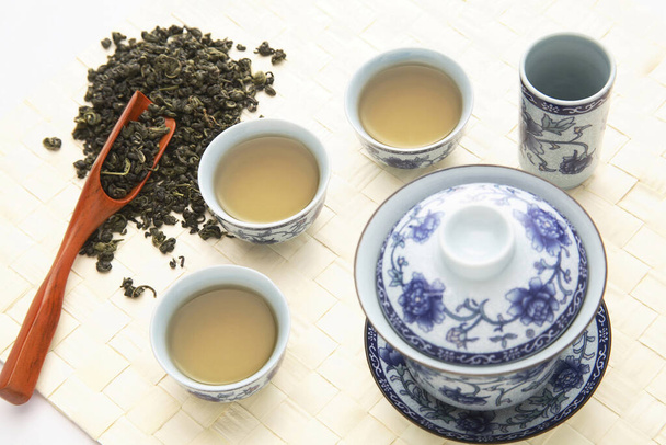close up of Chinese tea brewing  - 写真・画像
