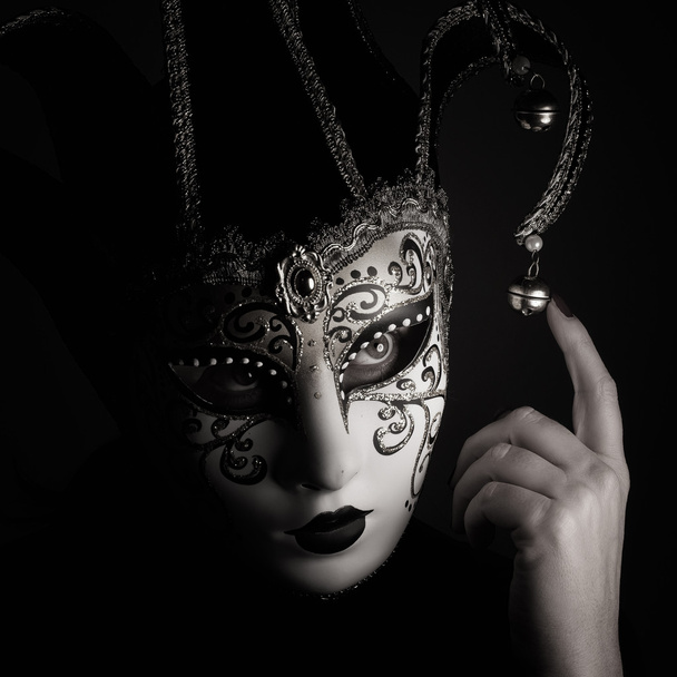 Máscara de bufón
 - Foto, Imagen