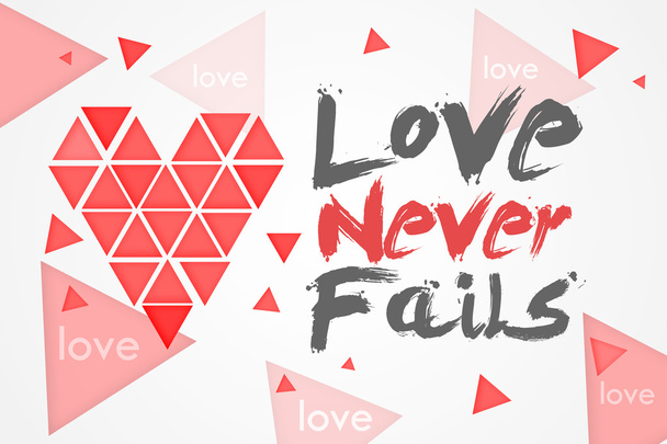 El amor nunca falla - Fondo blanco
 - Foto, Imagen