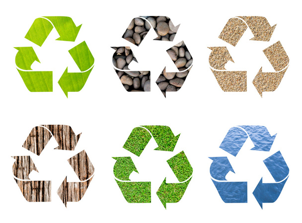 Símbolo da reciclagem
 - Foto, Imagem