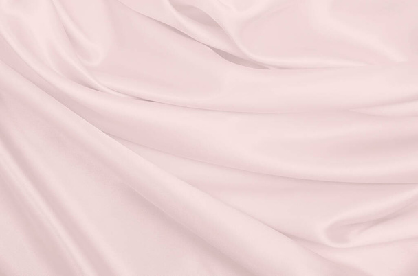 Smooth elegant pink silk or satin texture can use as wedding background. Luxurious background design - Fotoğraf, Görsel