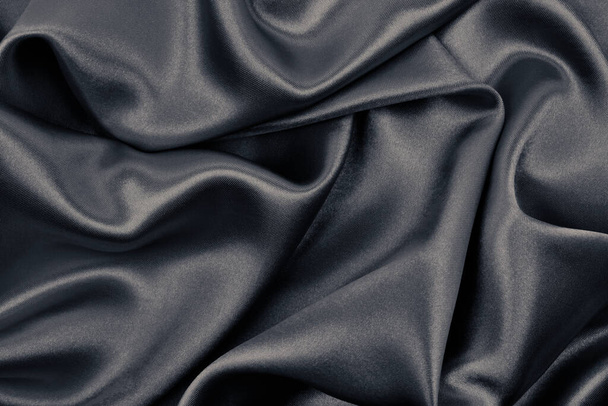 Smooth elegant brown silk or satin texture can use as abstract background. Luxurious background design wallpaper. In Sepia toned. Retro style - Φωτογραφία, εικόνα