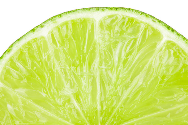 Macro food collection - Lime slice - Photo, Image