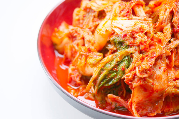 Kimchi, estilo coreano em conserva salgada
 - Foto, Imagem