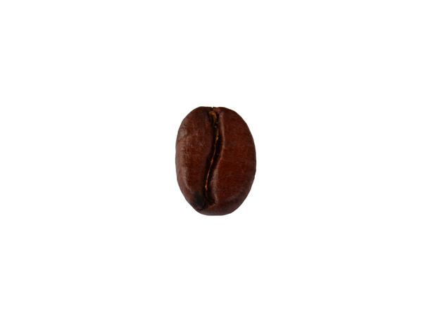 granos de café sobre un fondo blanco, aislantes
 - Foto, imagen