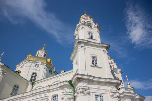 Beautiful Orthodox church Pochaev Lavra   - 写真・画像