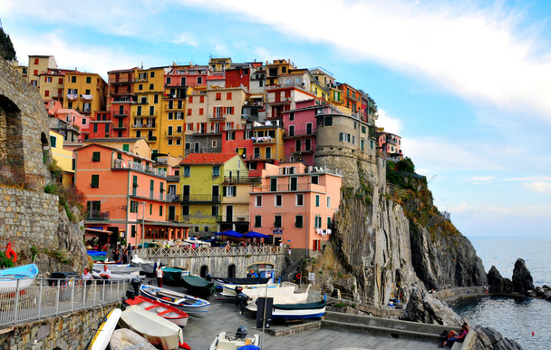 Multicolor dom Liguria - Zdjęcie, obraz