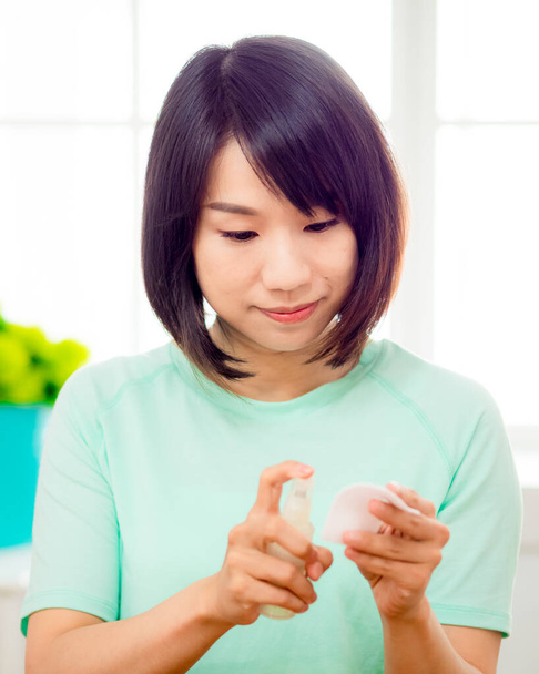 Asian Woman Skin care image - Foto, Imagem