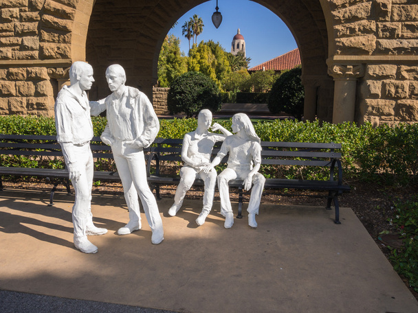 Meleg felszabadulás, Stanford egyetemi campus Észak-Kaliforniában - Fotó, kép
