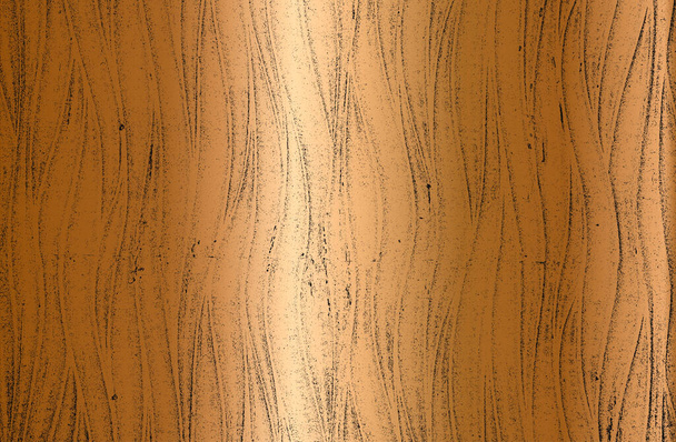 Texture de recouvrement de béton fissuré doré, de pierre ou d'asphalte. arrière-plan grunge. illustration vectorielle abstraite demi-teinte - Vecteur, image