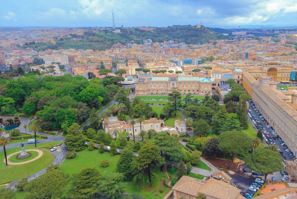 Vista panorâmica da beleza de Roma
 - Foto, Imagem